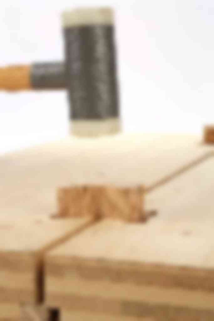 Kennis: geen staal meer nodig met conische zwaluwstaart van hout