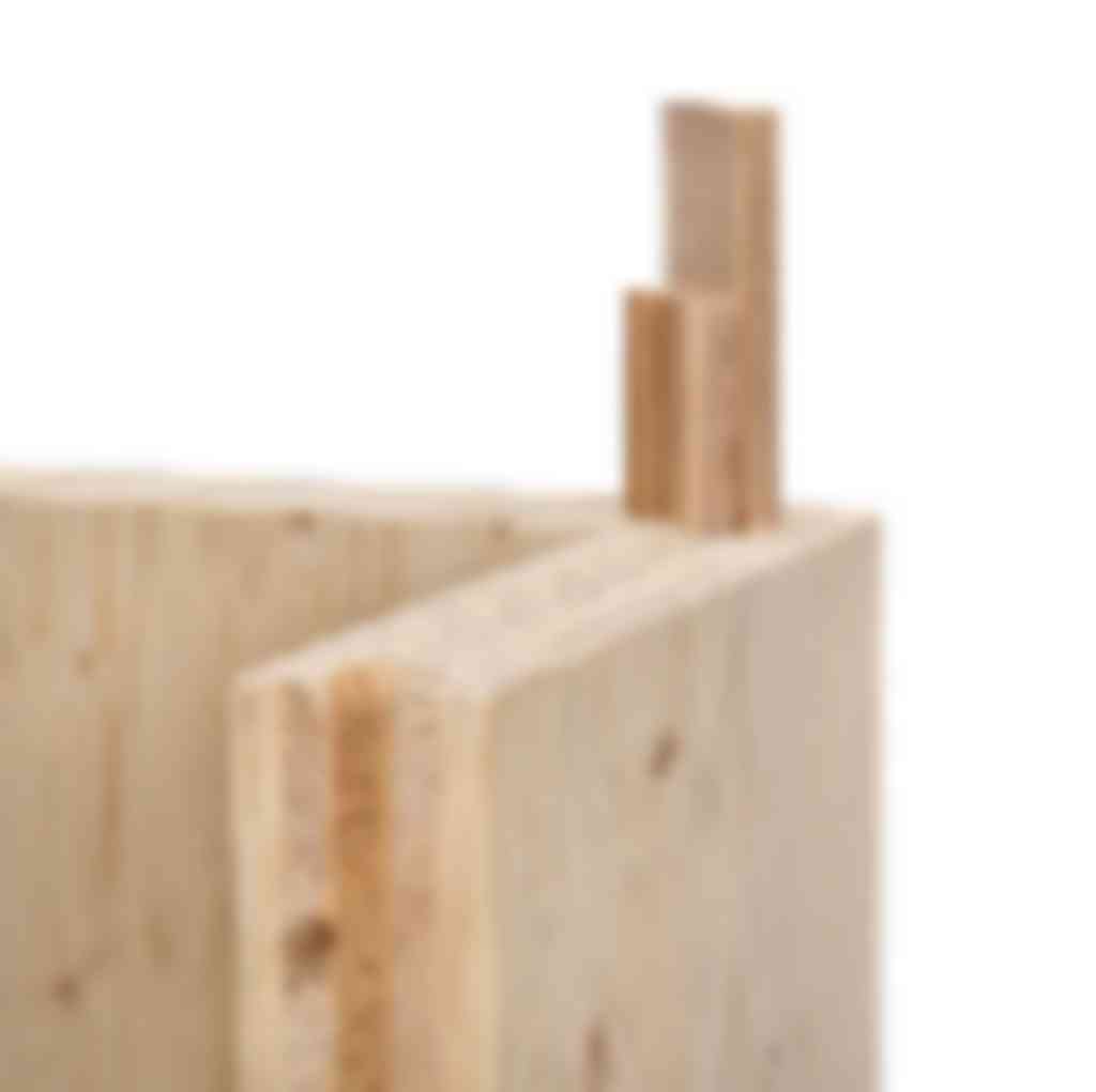Kennis: geen staal meer nodig met conische zwaluwstaart van hout